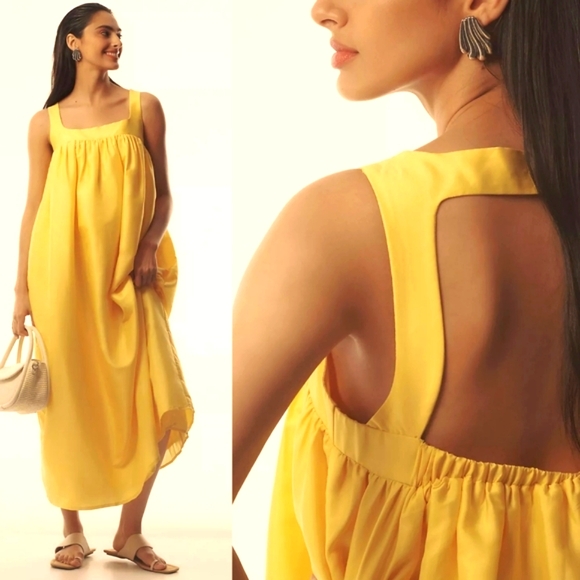 Pinnacle by Schruti Sancheti Square-Neck Babydoll Maxi Dress - Picture 3 of 11